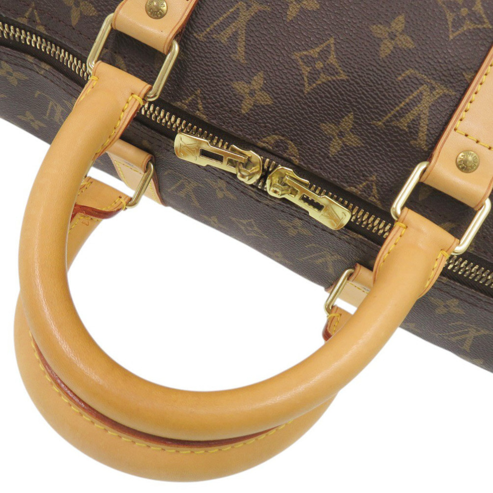 LOUIS VUITTON Brown Monogram Keepall 50 Boston Bag - Picture 6 of 10